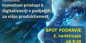 Vabilo na usposabljanje »Inovativni pristopi k digitalizaciji v podjetjih za višjo produktivnost«
